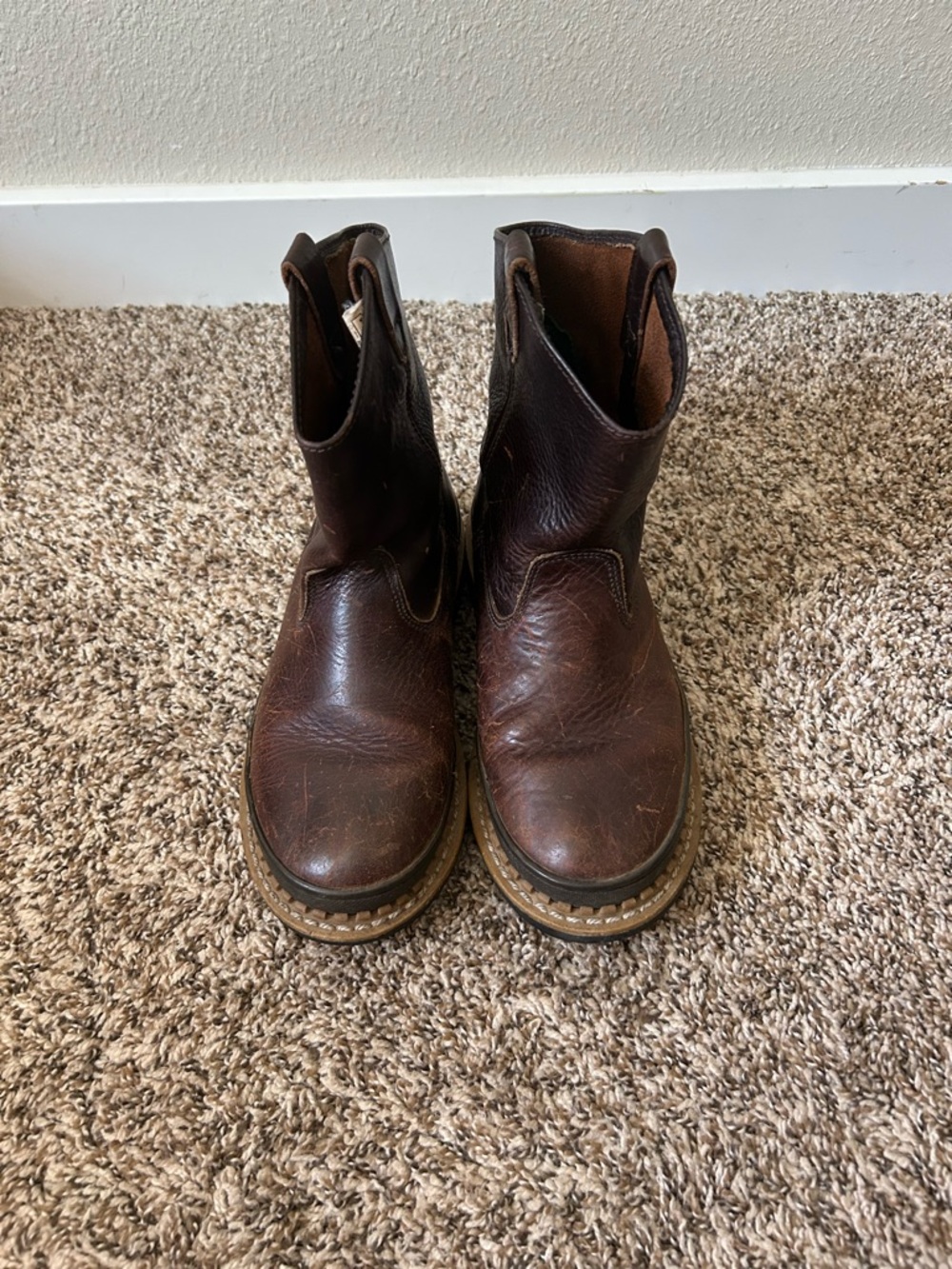 Georgia Boot Kids Brown Leather Boots